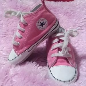 pink baby converse